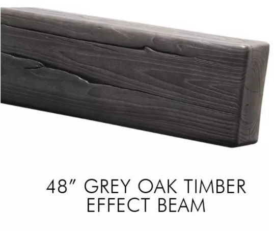 Gallery 48'' Grey Oak Timber Effect Beam